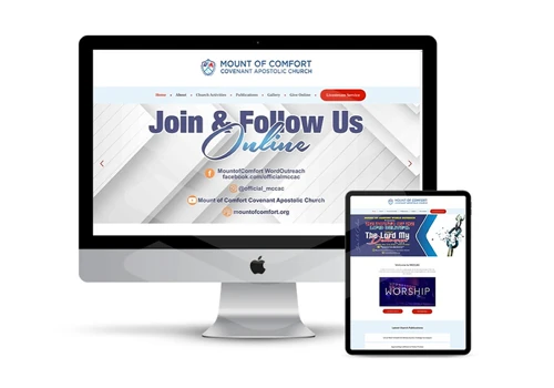 Website Development for a Church