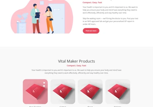 Content based corporate website.