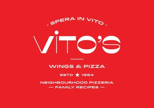 Vito's Wings & Pizza Branding