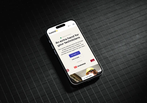 Web design & development for AR startup