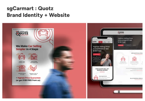 sgCarMart (Quotz) : Brand Identity + Website