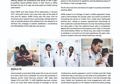NRPR and Heal Cure the Hassle of Doctors Visit During Flu Season