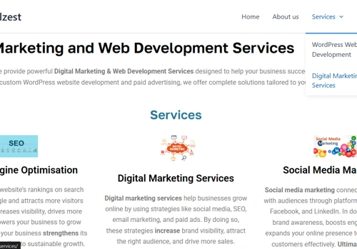 SEO-Optimized WordPress Website