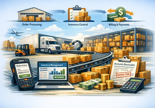 Custom Distribution, Inventory & AR Platform