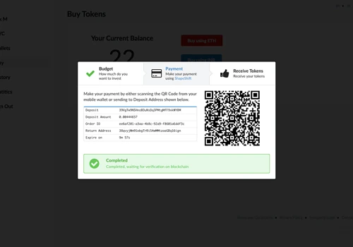 ICO fundraiser platform An Ethereum based ICO fundraiser platform.