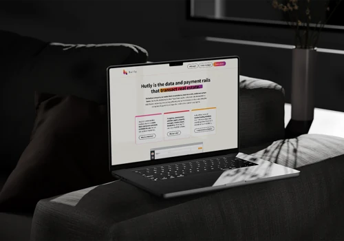 Hutly - Landing page Webflow developement