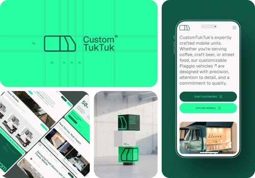 Custom Tuktuk - Branding & UX/UI Design