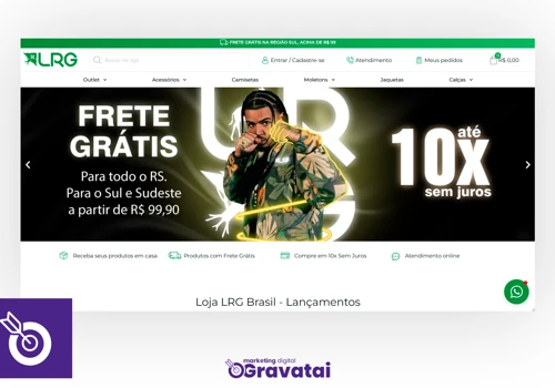 LRG Brasil - Frete Grátis  Acima de 99