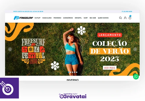 Loja FreeSurf - Frete Grátis Região Sul