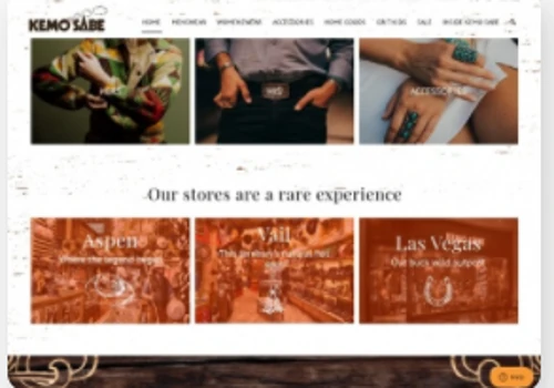Kemo Sabe - WooCommerce Website