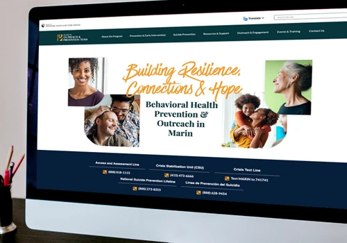 Marin County Website Design and Development.