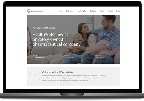 HealthWatch Swiss AG Web Development