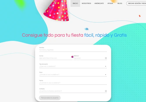 Marketplace for social events providers and client