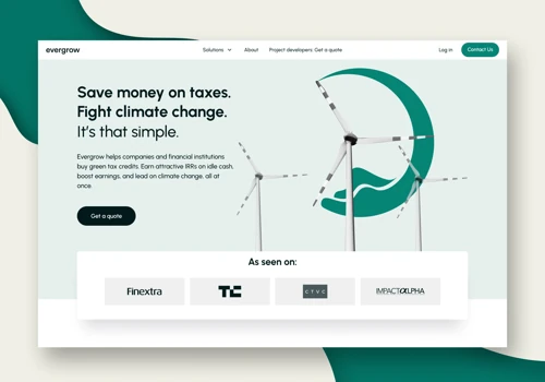 Design, Development | Clean Energy FinTech startup