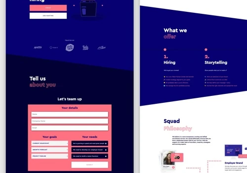 Staffing & Recruiting business website