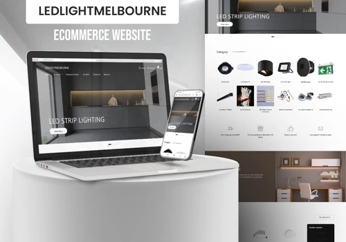 LED Light eCommerce Website with Integration
