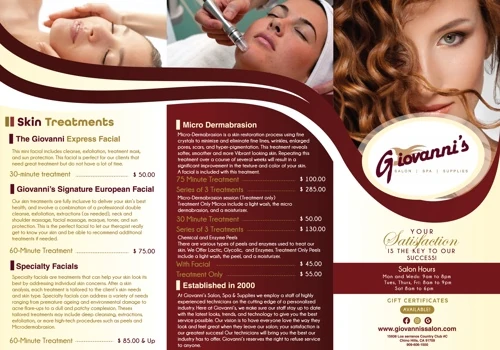 Giovanni Tri-Fold Brochure