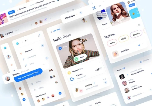 Social Media Website & Mobile Application