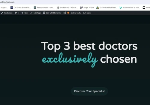 top3doctors.com Website design and Marketing
