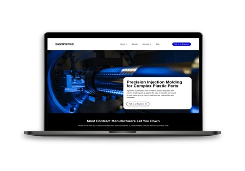 SigmaPro Website Design