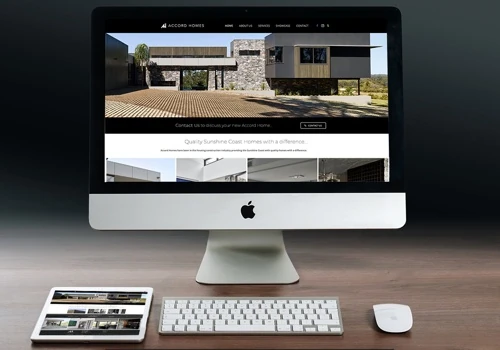 Accord Homes Builders Website Design