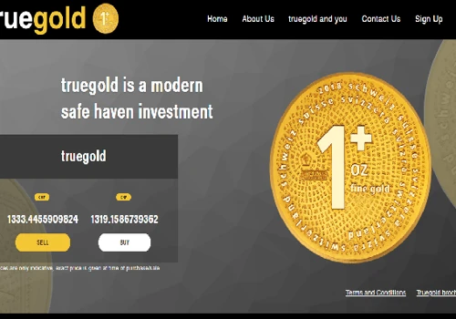 Truegold - Utility Token backed by Gold Coins