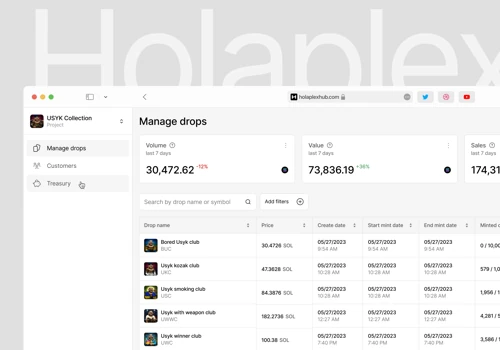 SaaS Product Design for an NFT Creation Platform