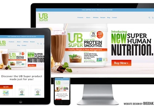 Web Design for Health & Nutrition Website