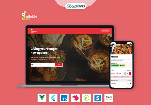 Suitable Eats - Food Ordering Mobile App & Website