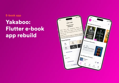 YAKABOO: Flutter e-book app rebuild