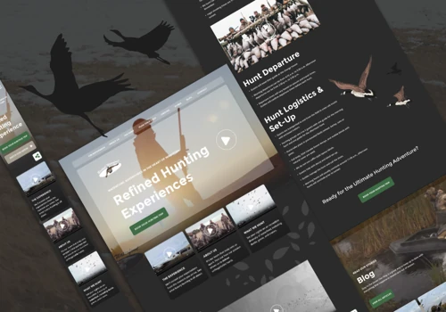 Hunting Outfitters Website Design