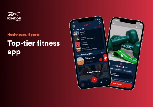 Reebok Fitness App: fitness app development