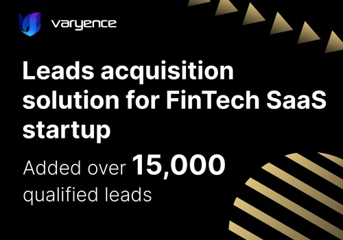 Leads acquisition solution for FinTech startup