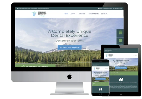 New Website for OIympia Dental Office