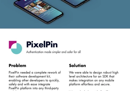 PixelPin - Authentication made simpler and safer for all