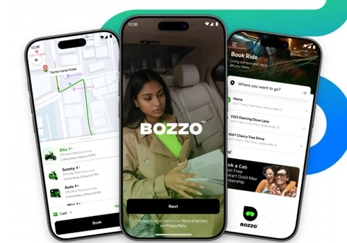 Bozzo Ride Booking Mobile App UI Design