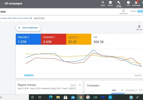 PPC - Google Ads management for service company