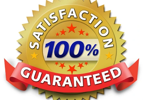 100% Satisfaction Guaranteed before you pay