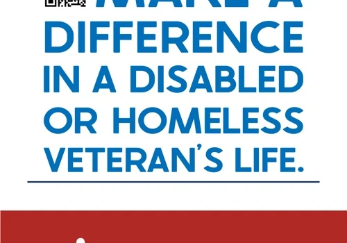 Homes4Hereos Pop-Up Banner Design