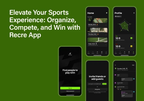 Recreational sports app