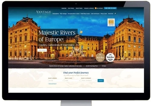 Website Design with Vantage Travel