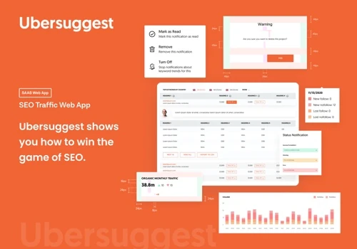 Ubersuggest - UX Design & Design System
