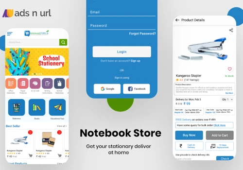 Notebook store App