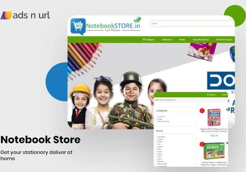 Notebook store website