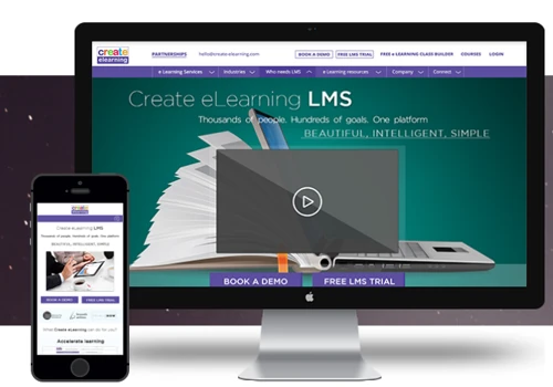 Create E-learning Website Re-Design Project