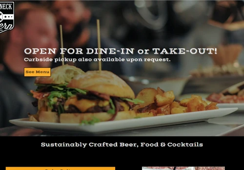 Breakneck Tavern Website Design