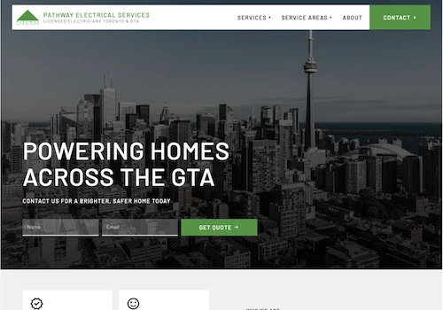 A Website Transformation for Pathway Electrical