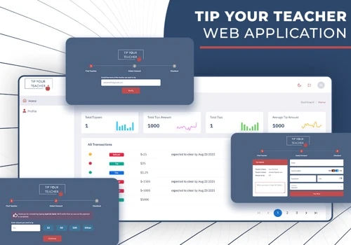 “Tip Your Teacher” Web Application
