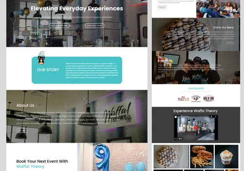 Waffa Theory Website Design Project