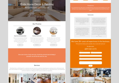 Pride RC Website Design Project